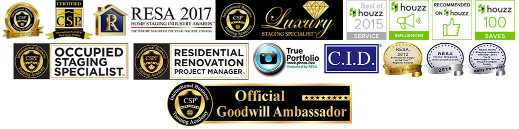 badges Luxe Property Staging